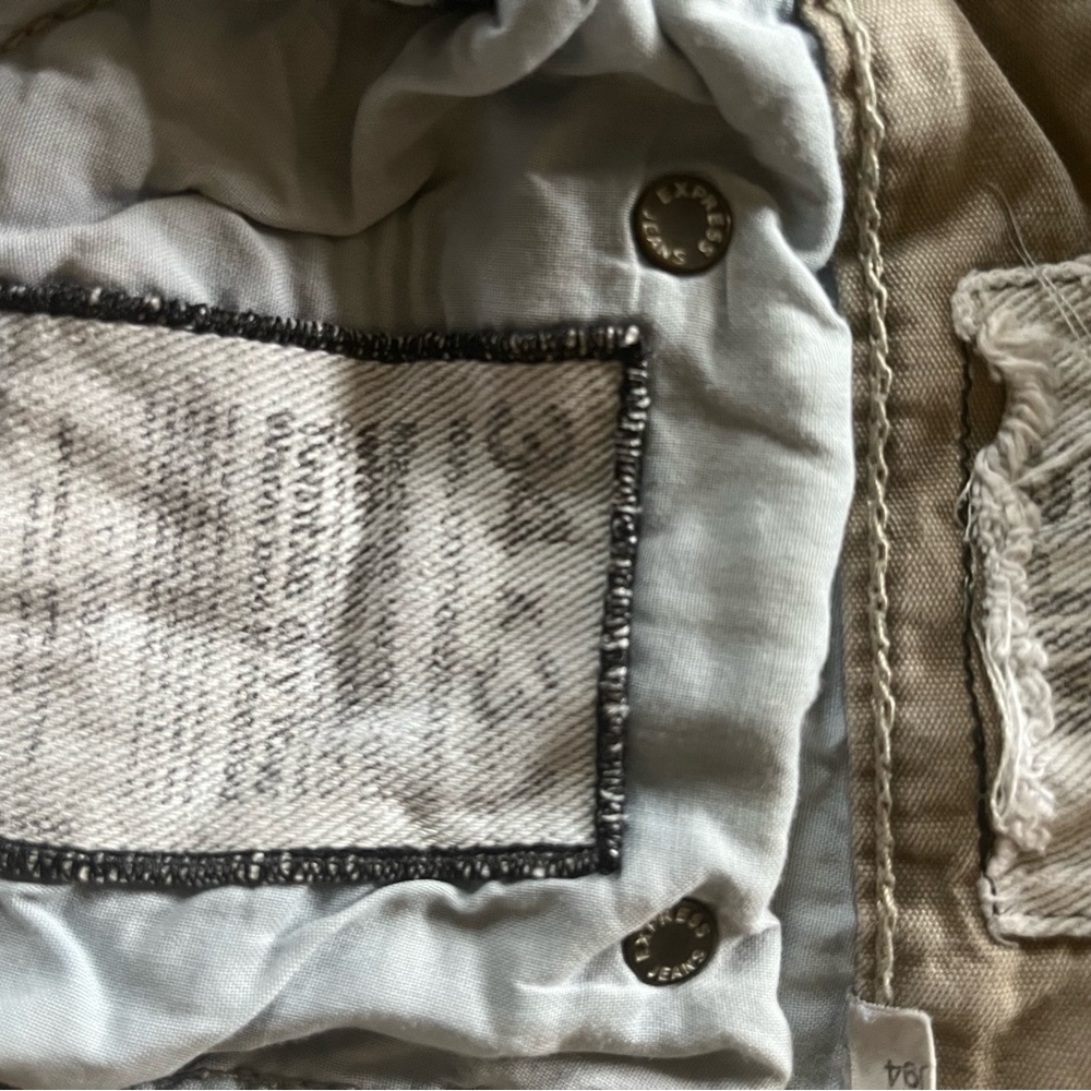 Express men’s faded jeans